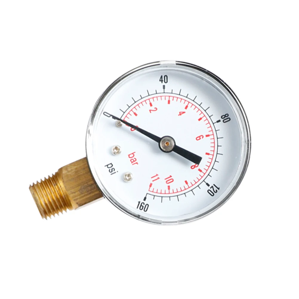 

0-160 Psi 0- High Precision Pressure Gauge Metal Case Oil Gas Mini Npt Compressed Air Gauge For Non-Corrosive