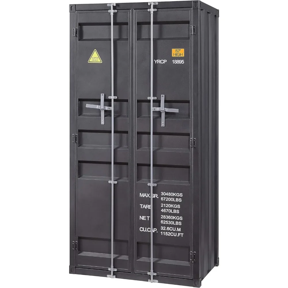 Cargo Wardrobe (Double Door) in Gunmetal