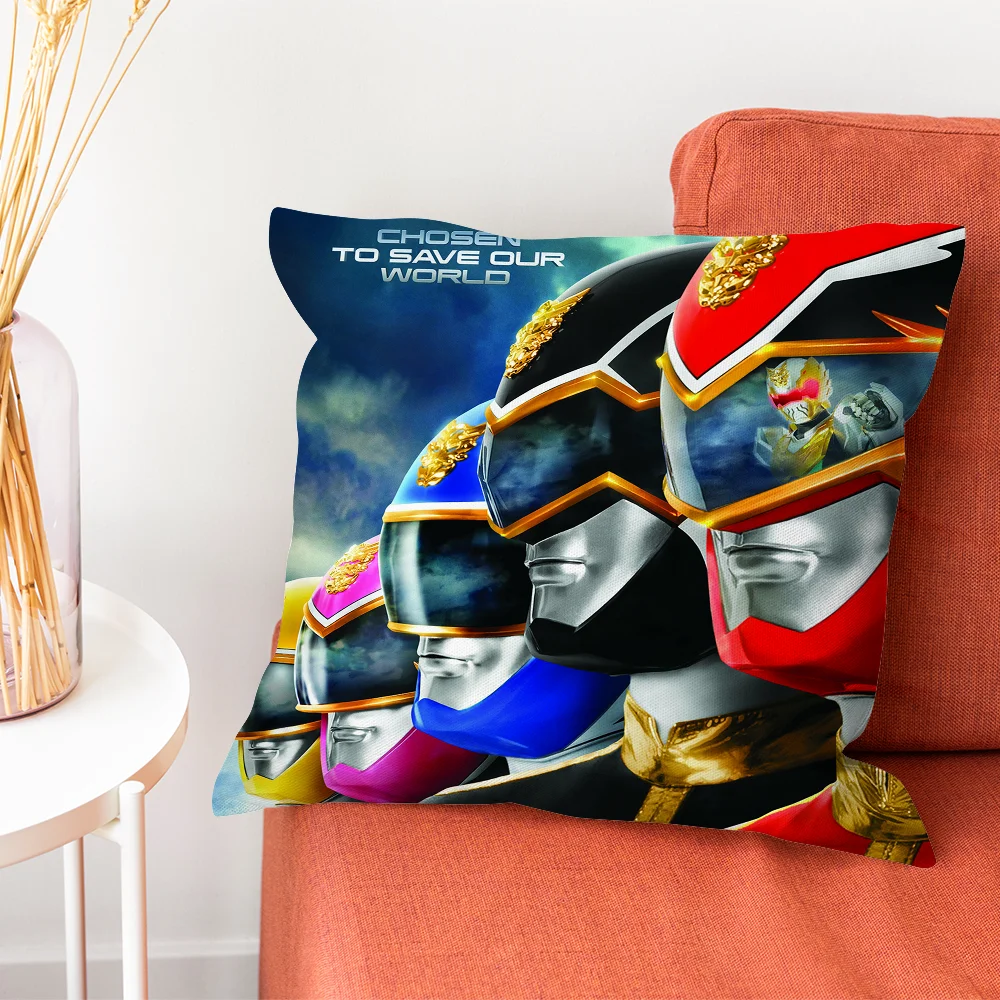 P-PowerS-R-Rangers Pillow Case Pillow Case Living Room Sofa Cushion Cover Suitable For Home Bedroom Room Decoration