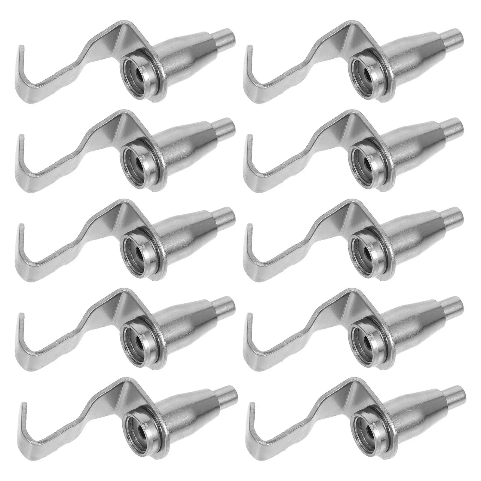 

10Pcs Cable Clamps Adjustable Picture Hanger System Hooks for Gallery Display Art Exhibition Wire Rope Clamps Metal Display