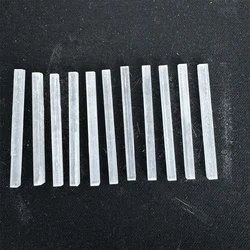 10pcs Natural Selenite Crystal Stick Chips Gypsum white Quartz Rough Minerals Specimen Point Healing Stones