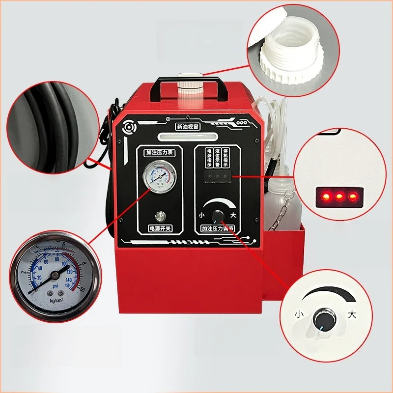 Fully Automatic Automotive Brake Fluid Replacement System: Electric Pressure-Fed Brake Fluid Flushing and Replacement Equipment