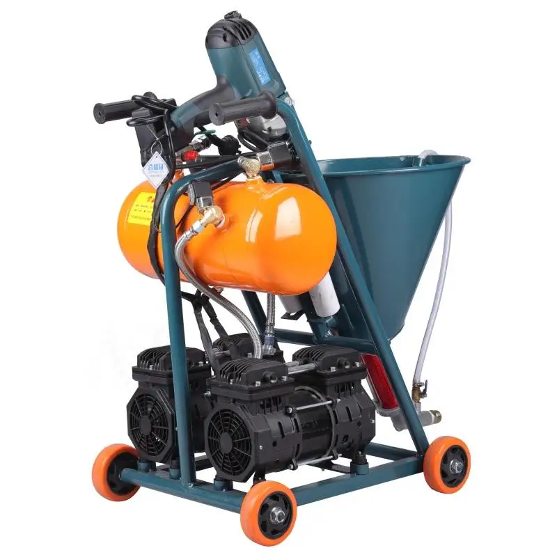 بخاخ طلاء من الحجر الحقيقي مقاوم للحريق من مادة البولي يوريثين المقاومة للماء ومسحوق المعجون وطلاء عالي الضغط الكل في واحد