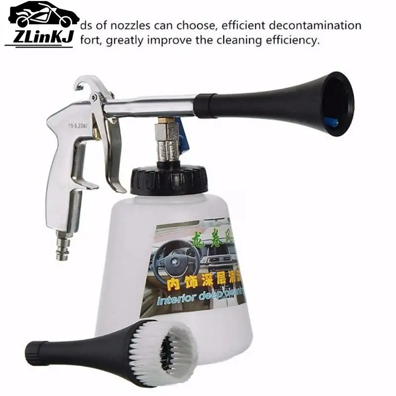 High Pressure Car Washer Foam Gun EU Plug Automotive Interior Cleaning Machine Tornador Foam Cleaning Gun With Brush 33*13cm