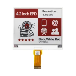 4.2 inch 24PIN SPI Red White Black HINK-E042A48-A1 Eink E-Paper LCD Display Screen 400x300