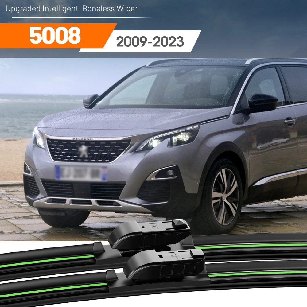 

2x для Peugeot 5008 2009-2023 щетки стеклоочистителя переднего стекла 2010 2011 2012 2013 2015 2017 2018 2019 аксессуары для ветрового стекла