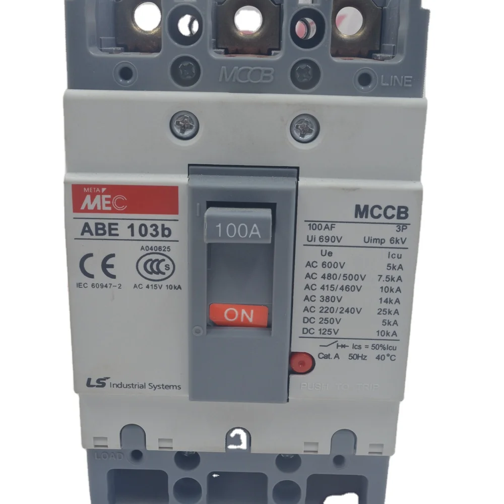 

LISI Moulded Case Circuit Breaker Meta-MEC Standard ABS Series 3P 25KA ABS203b 250A MCCB ABS203b-250A