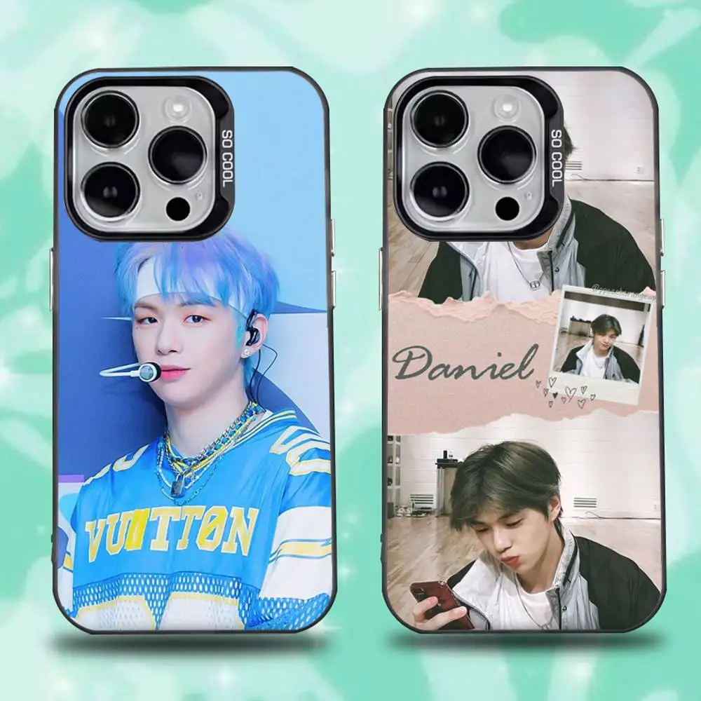 

Singer Kang Daniel Phone Case For iPhone 16,15,14,13,12,11,Mini,Pro,E,SE4,XS,MAX Black Candy Matte Cover
