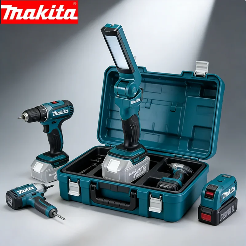 

Makita DML80118V LXT rechargeable work light folding desk lamp LED flashlight is only used for tool lighting