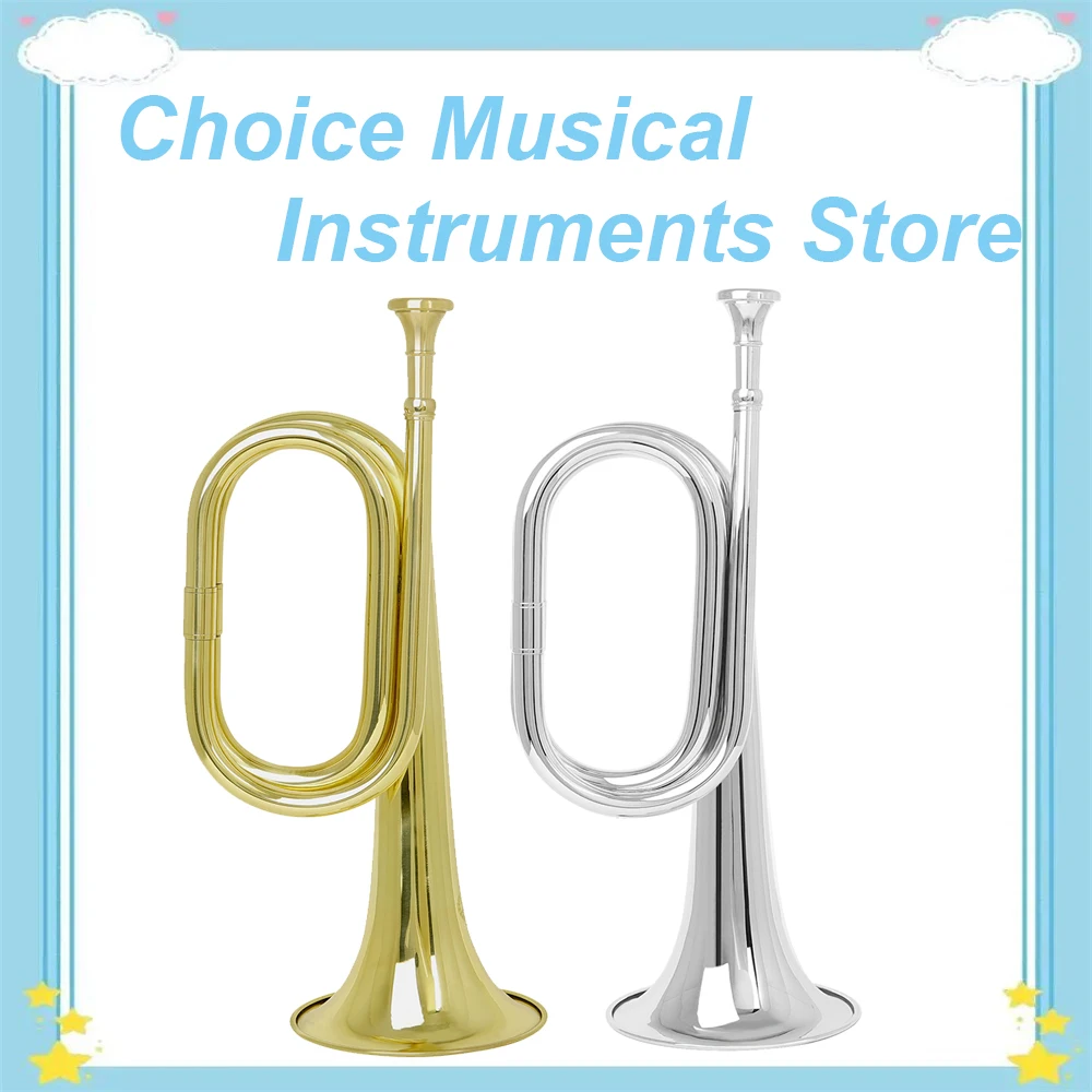 M MBAT بوق صغير دعوة البوق النحاس الفرسان القرن العسكرية تشونغ فنغهاو النحاس النقي خطوة البوق أداة النحاس #1