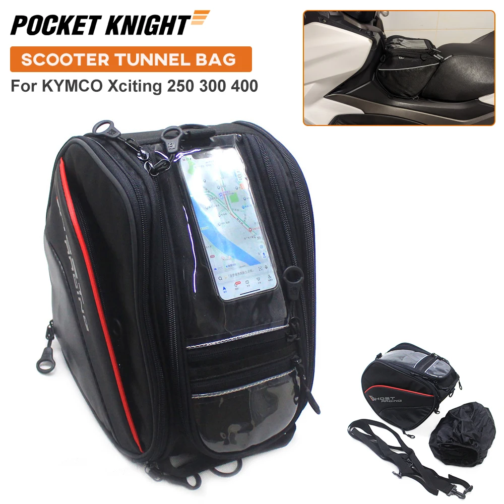 Motorcycle Scooter Tunnel Bag For KYMCO AK550 Nikita300 People250 Xciting 400 300 250 Front Toolbags Helmet Tank Bag Backpack