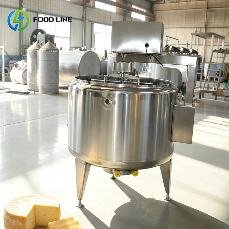 Cheese Vat Milk Curd Processing Tank Dairy Fermentation Cheese Making Equipment Stainless Steel Customized