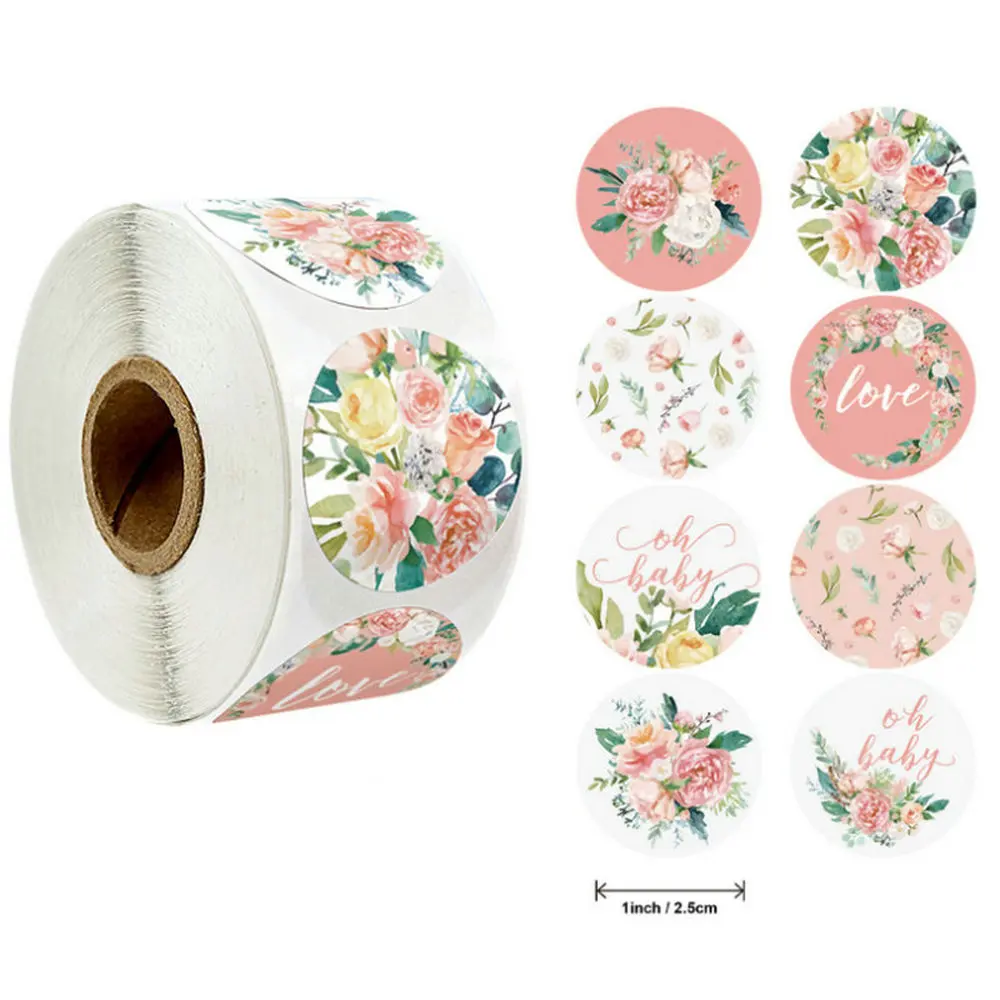 

NEW Cute Interest Cartoon Children Sticker Packaging hand-made holiday decorations DIY Self-adhesive label Teacher reward sticke