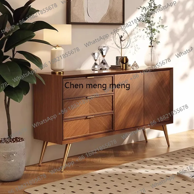 

Mid-century Style Retro Sideboard Modern Simple Living Room Entrance Storage Cabinet Villa Creative Home Furniture Comedor FYLC