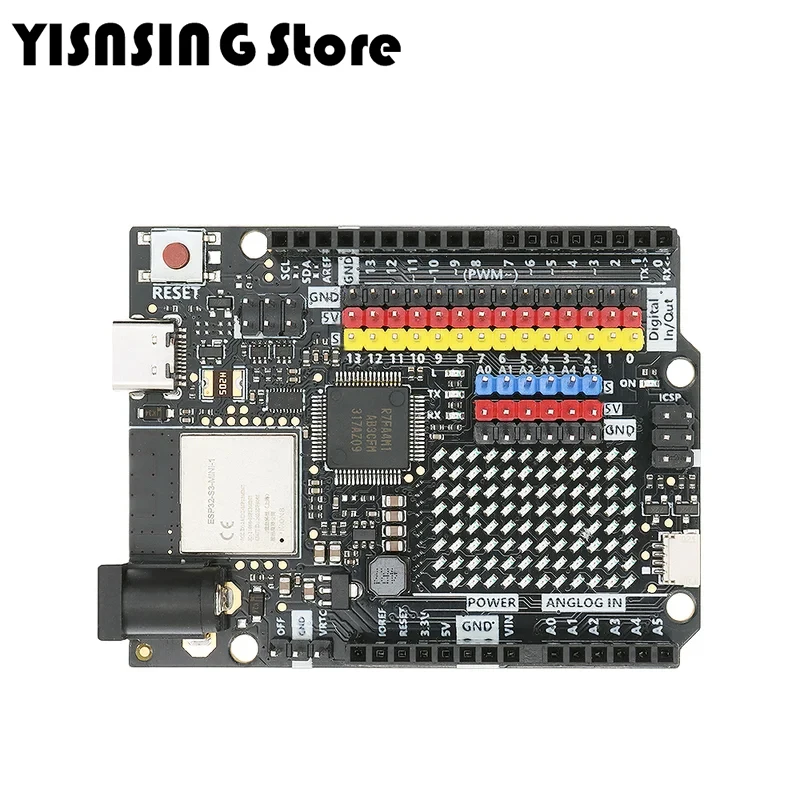 R7FA4M1 V4 Development board TYPE-C USB ESP32-S3-MINI WIFI Module Compatible For Arduino UNO R4 MINIMA WIFI R3