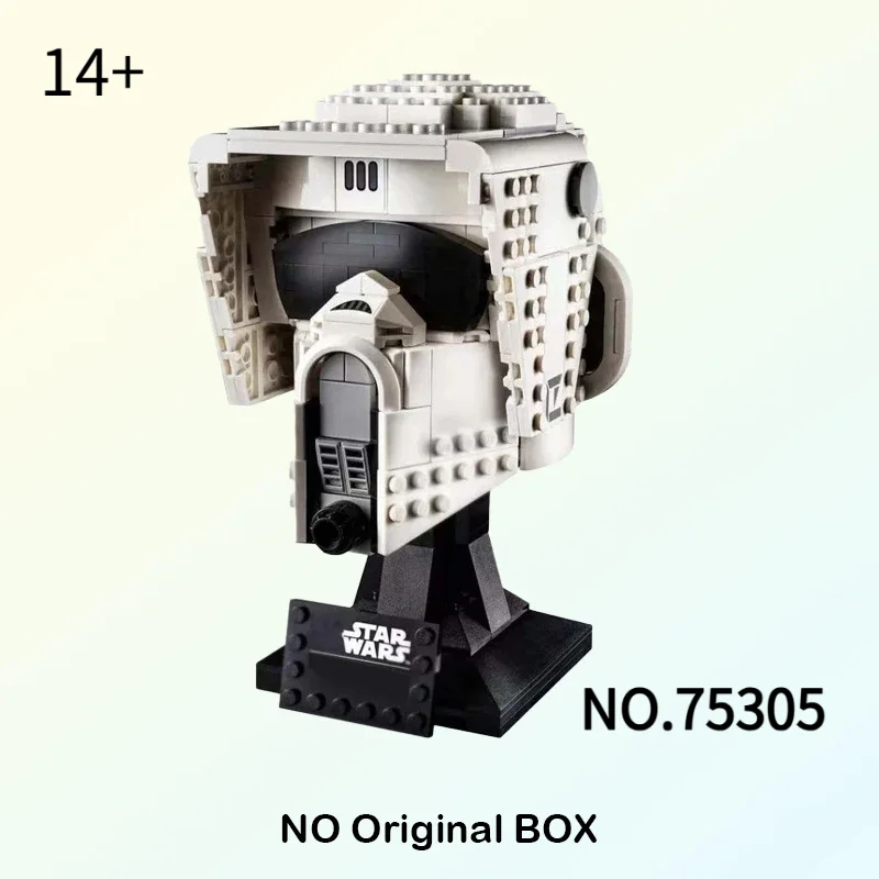 471 stücke Star Battle Scout Trooper Helm Space Wars Modell Montieren Puzzle Action-figuren