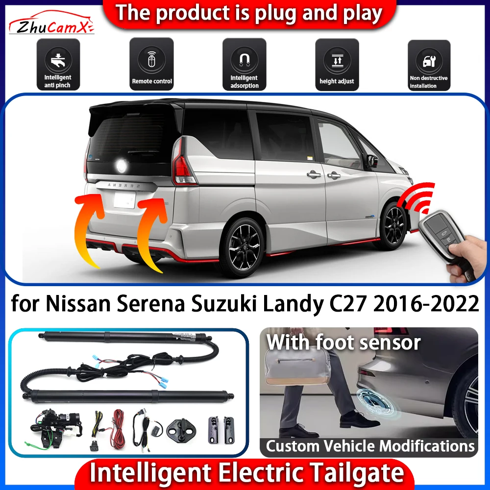 

ZhuCamX Smart Powered Tailgate System for Nissan Serena Suzuki Landy C27 2016-2022 Automatic Intelligent Trunk Lift Control Kit