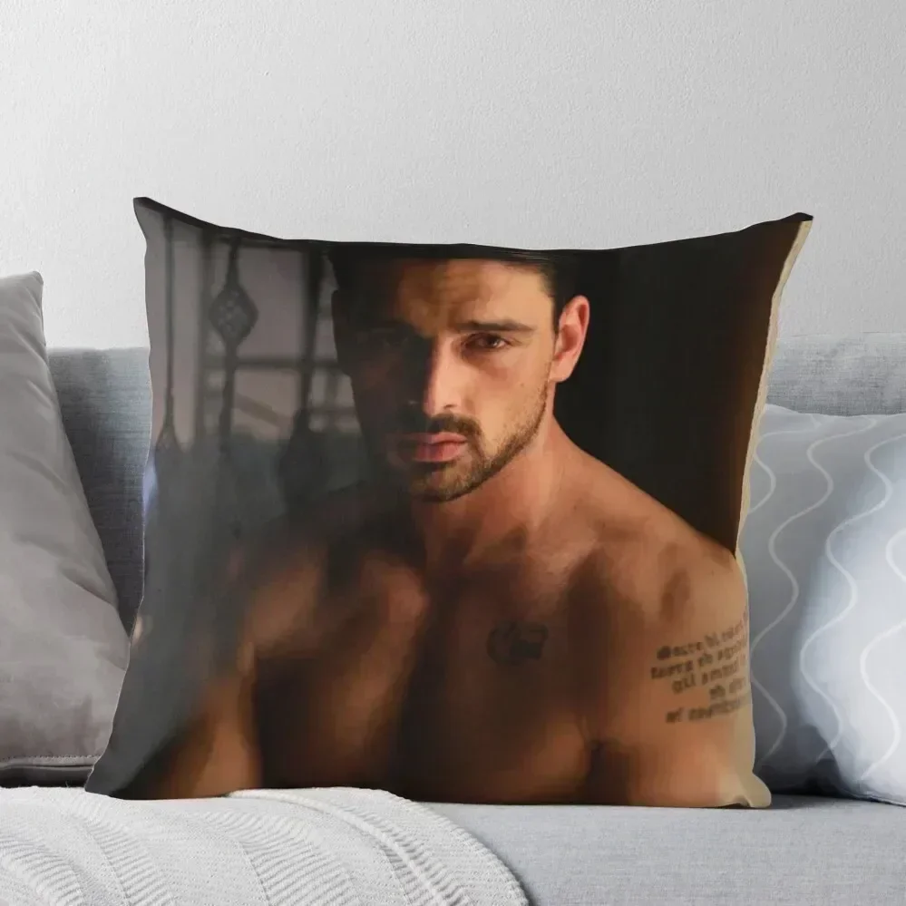 

michele morrone Throw Pillow Christmas Covers For Cushions bed pillows Pillows Aesthetic pillow