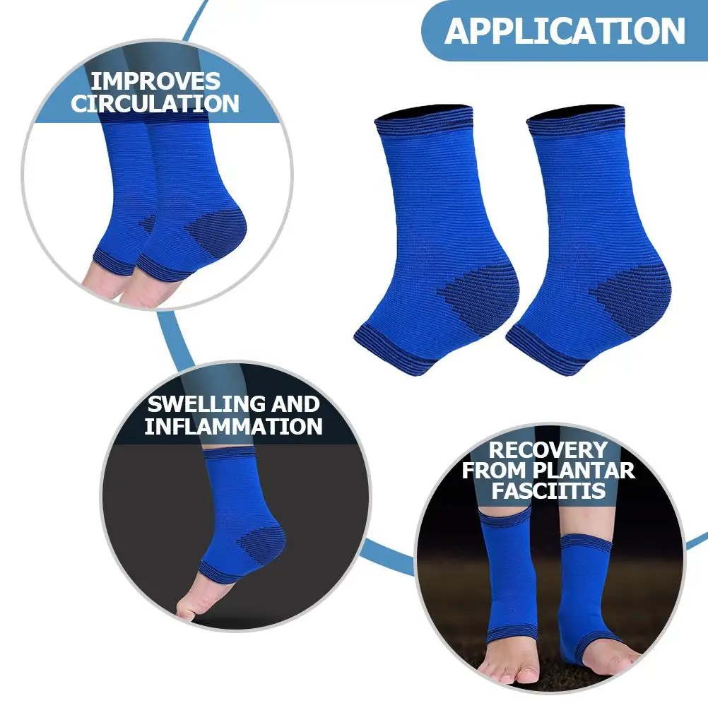 

Elastic Ankle Support Socks Braces Joint Protector Covers Youth Kids Spandex Sports Fitness Plantar Fasciitis Recovery Blood