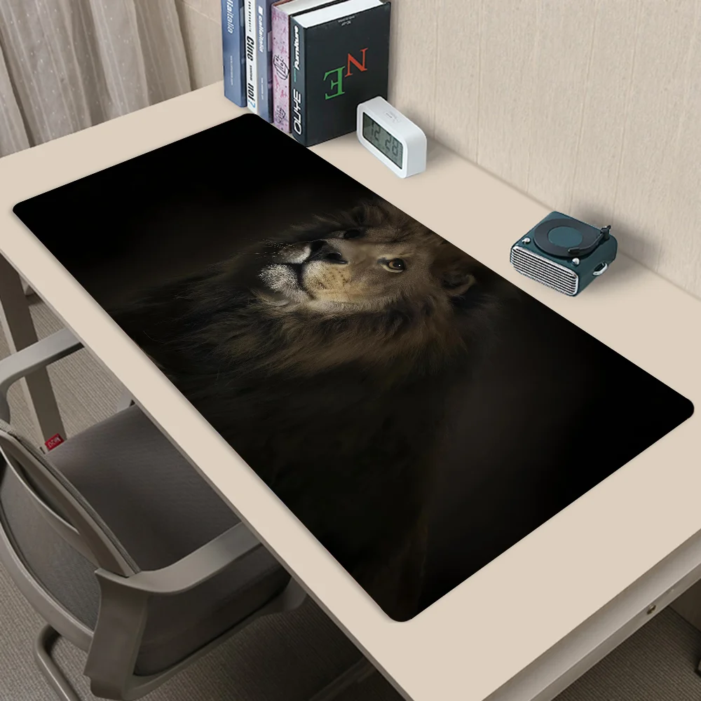 animal lion  Mousepad Mouse Mat Desk Mat With Pad Gaming Accessories Prime Gaming XXL Keyboard Pad