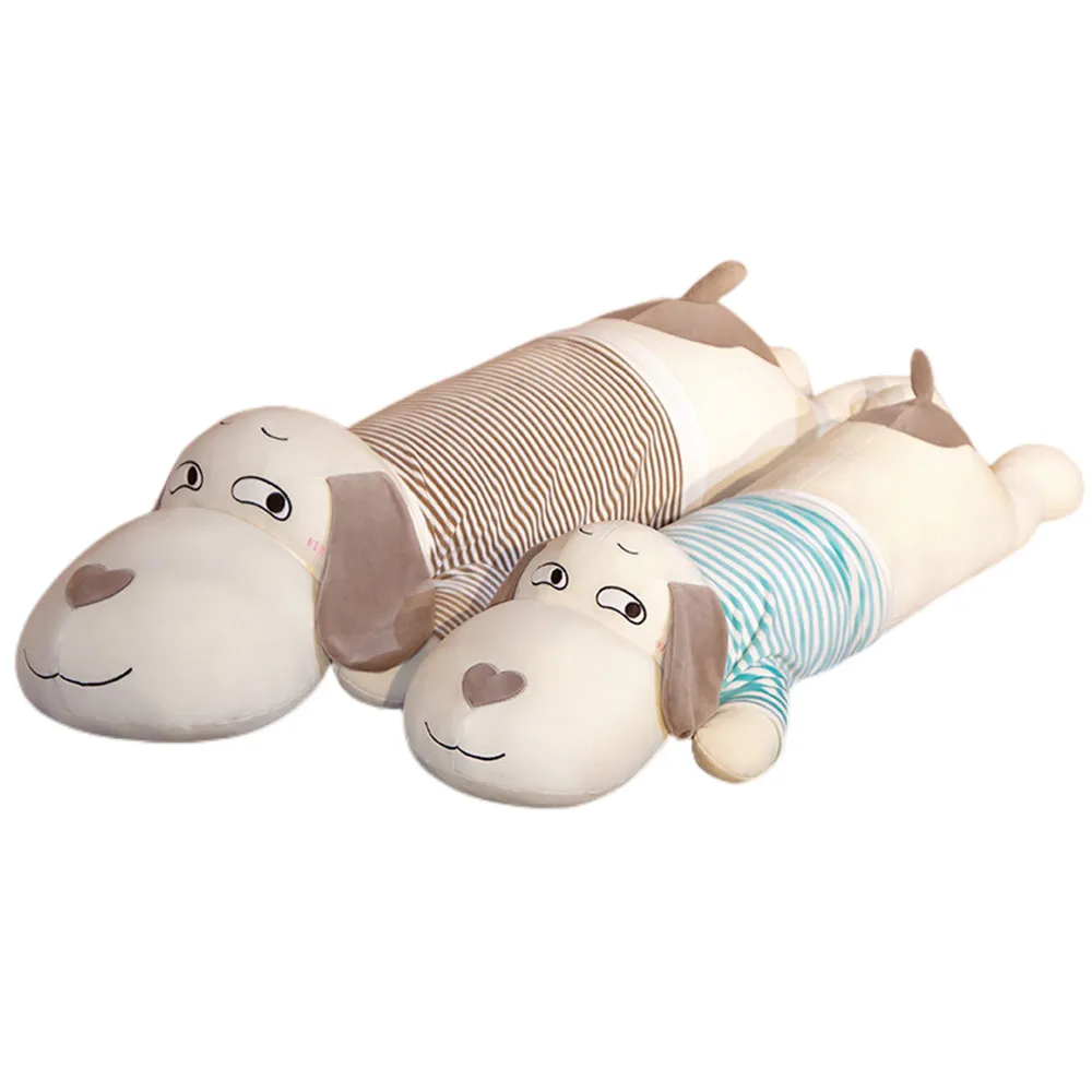 

1PC 70/100CM Super Soft Down Cotton Lying Dog Plush Pillow Stuffed Animal Doll Room Sleep Cushion Gift For Children Girl