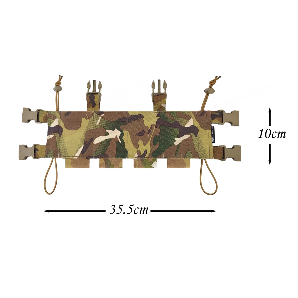 SS-stijl Minimalistische lage zichtbaarheid Verborgen elastische tactische borsthanger 556/762