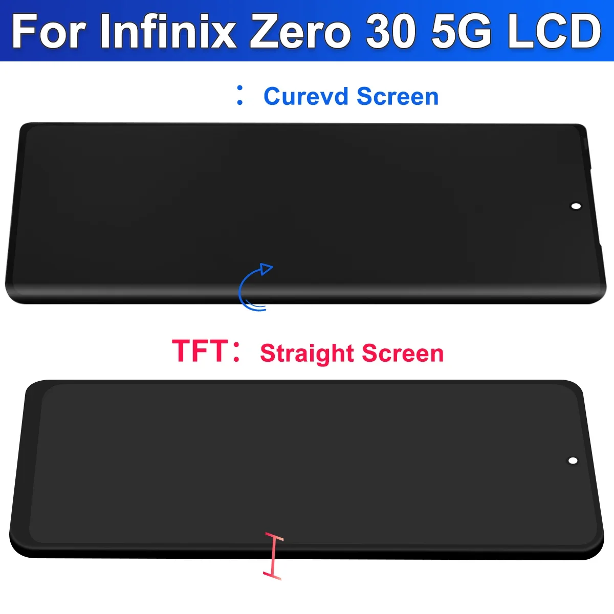 For Infinix Zero 30 5G For Zero 30 X6731 6.78\'\'LCD Display Touch Screen Digitizer Assembly Replacement