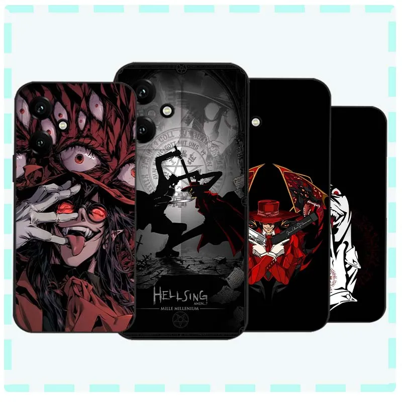 Anime Alucard Hellsing Cover For Huawei Honor 600 500 400 300 200 100 30S 30i 30 20i 20e Lite Pro Plus Black Phone Case