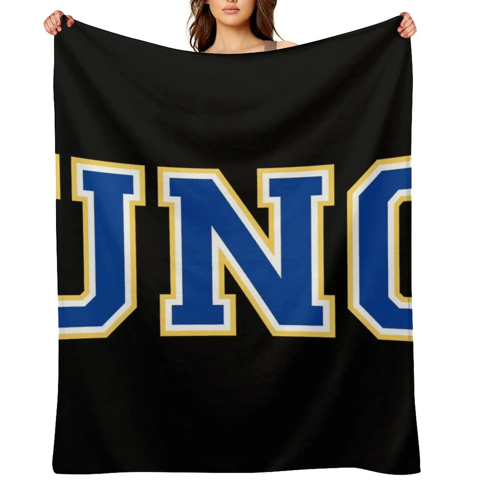 

university of north Georgia college font Throw Blanket Bed linens Nap Blankets For Sofas Blankets