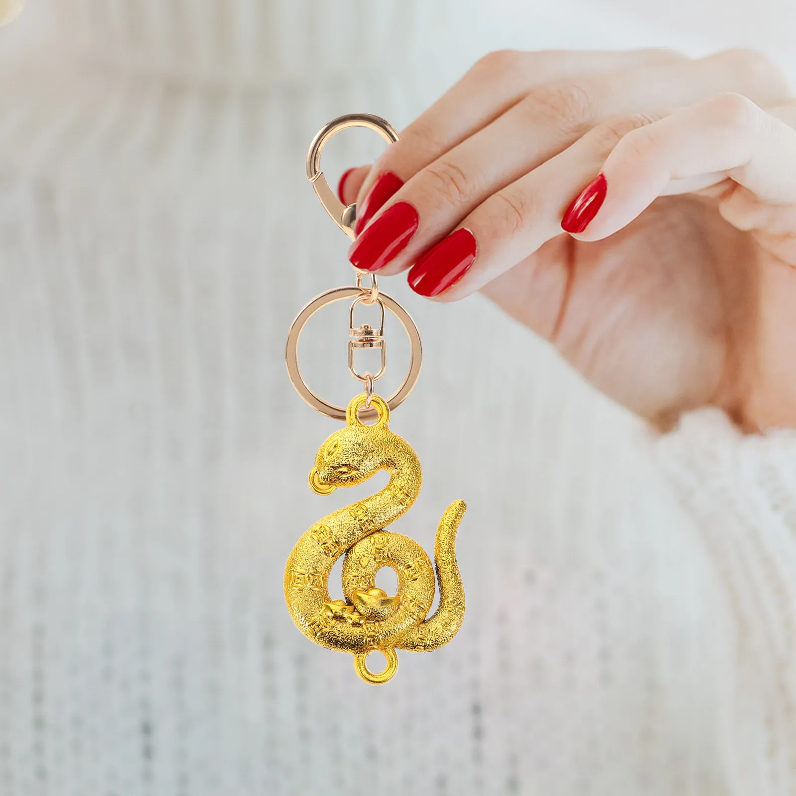 10 piezas de dijes de serpiente de plástico para hacer joyas del zodiaco, accesorios DIY para collares, pulseras y llaveros, dije de serpiente
