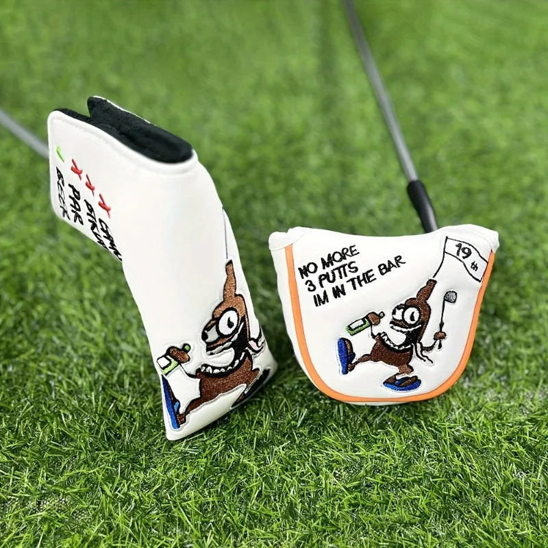 1pc Golf Club Head Cover - Dustproof, Durable, Easy to Install, Unique Pirate Theme Design, Golf Accessories