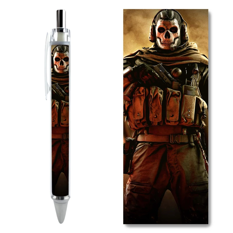 2/4PCS Call of Duty Cool Gel Pens Character Decoration Hot Selling Game Peripherals Game Character Gel Pens Aesthetic Stationery