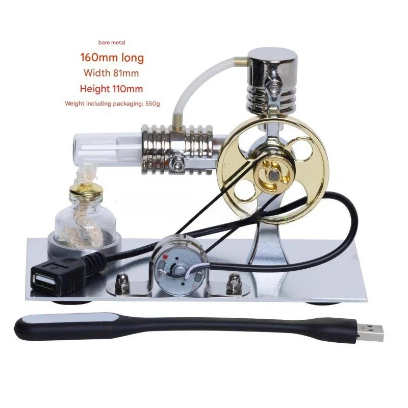 

Hot Air Stirling Engine Model Steam Physics Science and Technology Science Experimental Toy Model