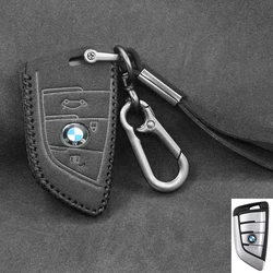 Leather Car Key Case Cover Shell Fob For BMW E46 E60 E90 E39 E87 E36 E92 E70 E91 X3 X5 X1 X2 X4 X6 X7 E28 E30 E34 E53 E61 E62