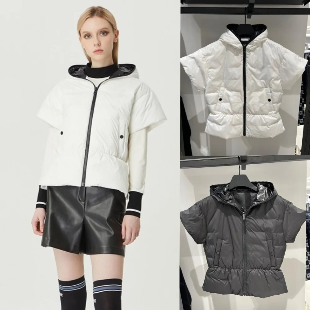 Women's Golf Goose Down Vest 2026 Winter New Korean Style Warm Versatile Sporty Waist-Cinched Slimming Sleeveless Soft Cozy Chic