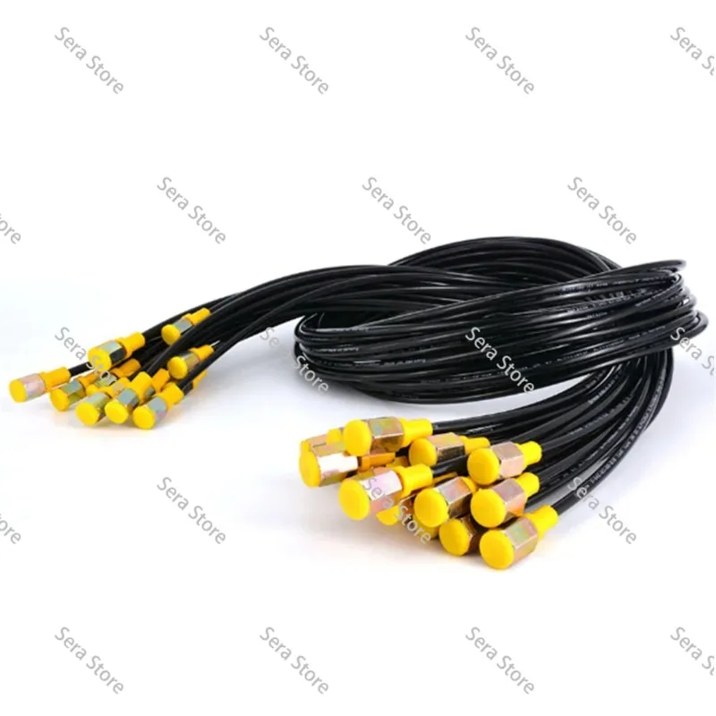Hydraulic System Test Tubing Pressure Gauge Line High Pressure Test Hose 63Mpa 630BAR Pressure Test Connector Excavator Parts