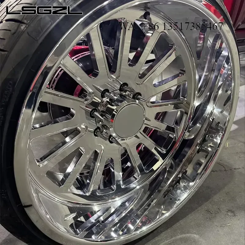 Forged Wheels 8x6.5 6x5.5 20x10 22x14 24x12 24x14 6x135 6 Lug for Ford 8x170 8x180 Truck Wheel for F250 RAM GMC