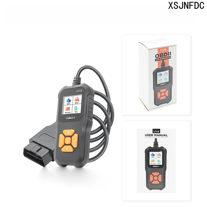 

V318 OBD2 Scanner Automotive Diagnostic Instrument elm327 Engine Fault Diagnostic Instrument in 10 Languages