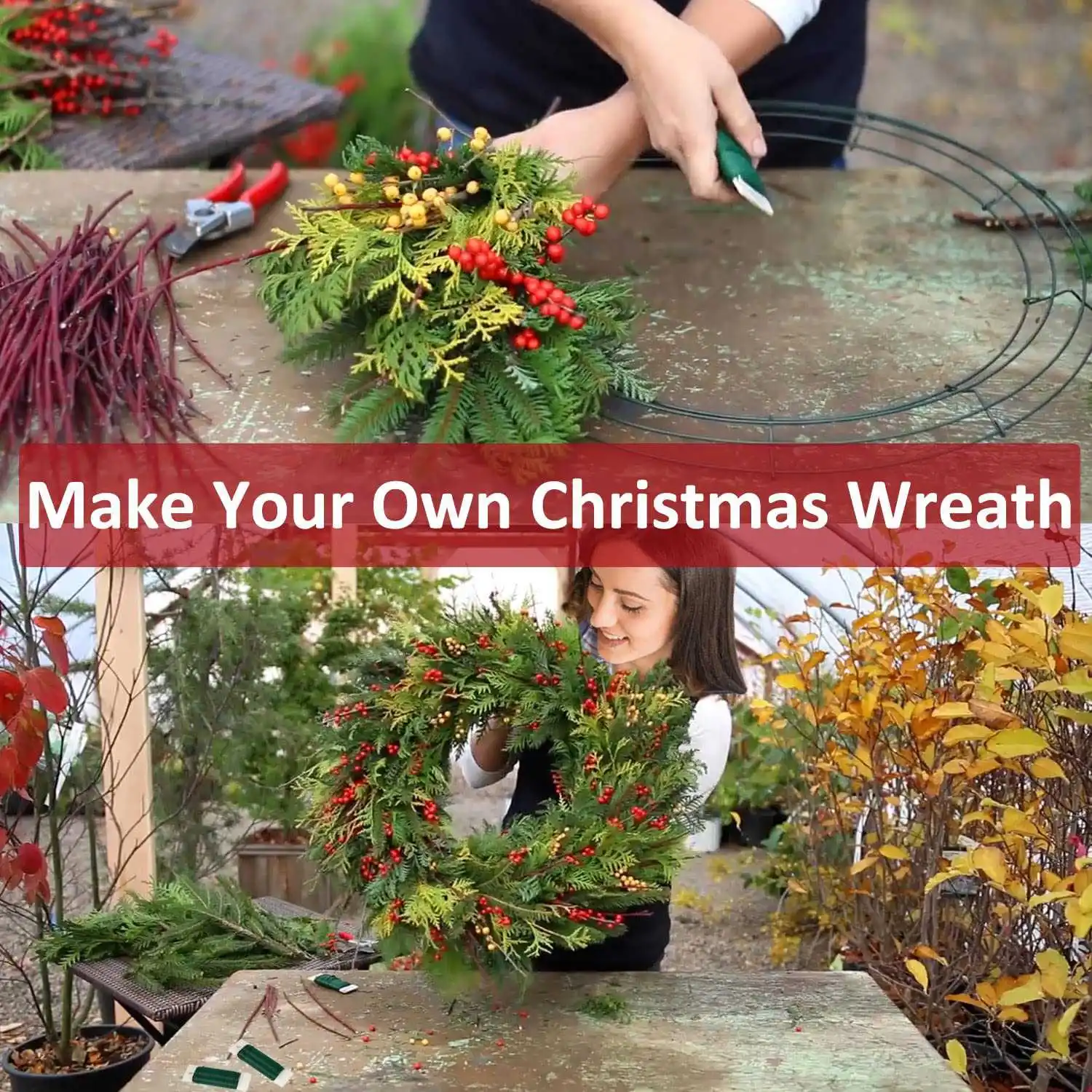 Y17A フローラルワイヤー、3パック 114ヤード 22ゲージ グリーン フローリストワイヤー フレキシブルパドルワイヤー クラフト用 クリスマスリースツリー グリーン