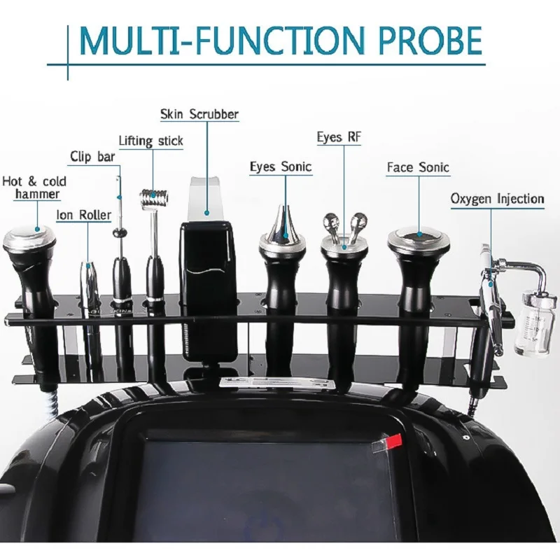 Wielofunkcyjna maszyna do dermabrazji pielęgnacji twarzy 9 w 1. Czyszczenie twarzy Odmładzanie skóry Wybielanie Salon kosmetyczny