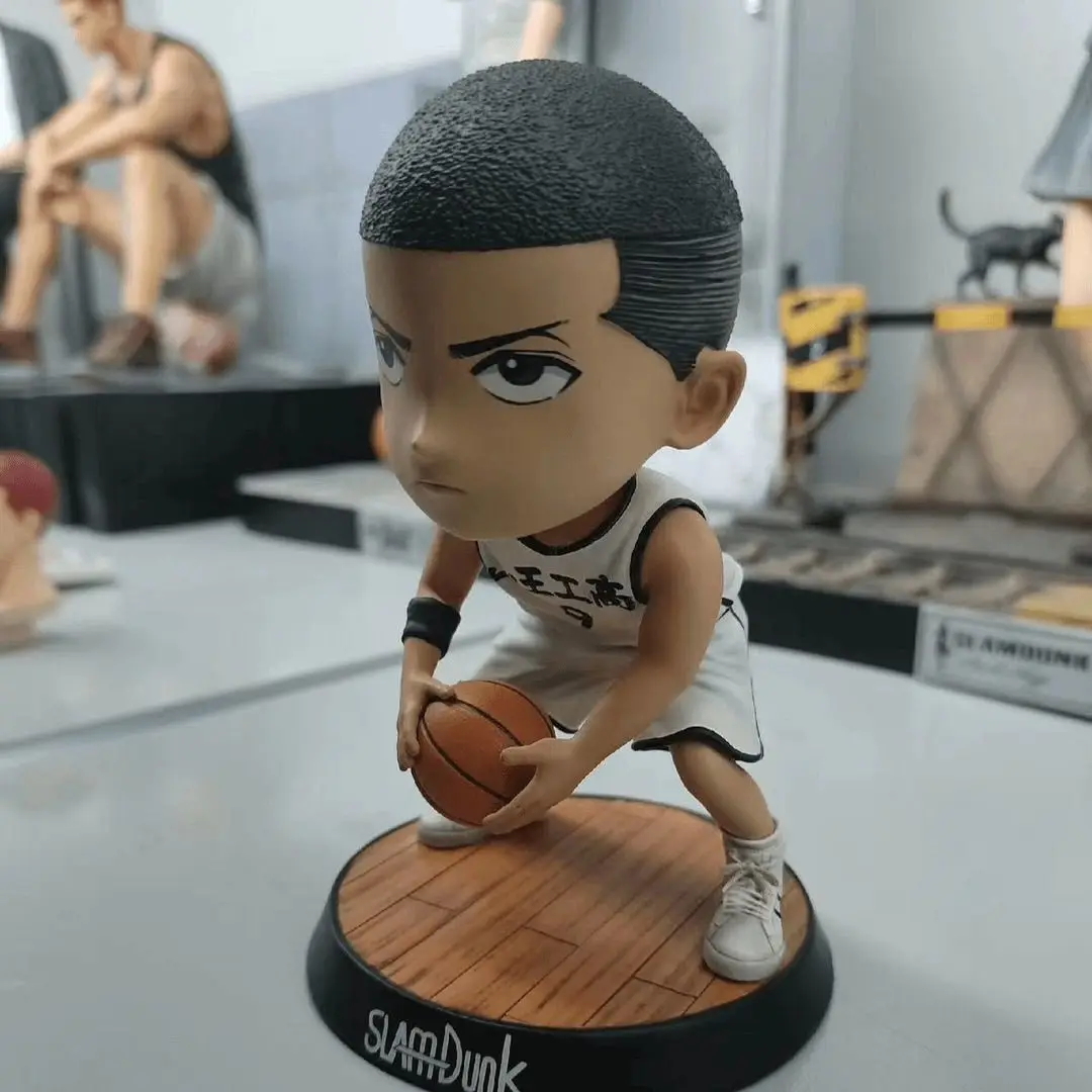 Slam DUNK Figures Sawakita Eiji Figurine Q Version Anime Figure Pvc Statue Model Dolls Collection Desk Ornament Toy Holiday Gift