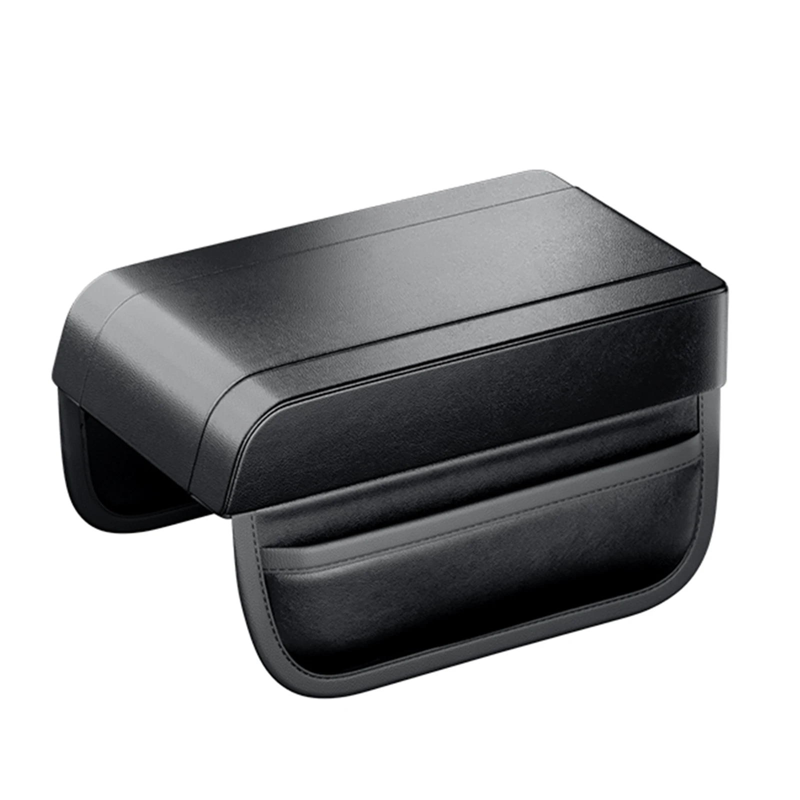 Car Armrest With Cup Holder Universal Pu Leather Storage Box Soft Elbow Suppoty Cushion Multi-functional Movable Armrest for Car