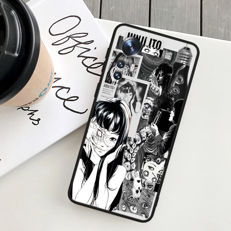 Tomie Kawakami Anime For Xiaomi Mi Note 10T 10S 10 9T 9 SE 8 CC9E A3 5G Lite Pro Soft Silicone Black Phone Case