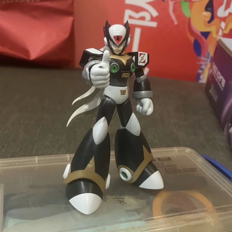 In Stock Original  Rockman Black Zero Anime Action Figure 1/12 Genuine Collectible Model Dolls Statuette Ornament Gift