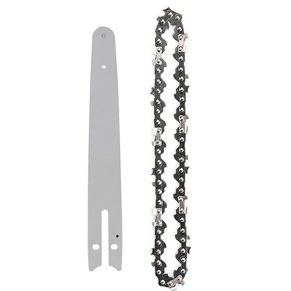 1Set for Electric Saw Chain Guide Plate Set Electric Saw Parts Garden Tool Saw Chain Kit Logging Pruning 4/6/8 Inch