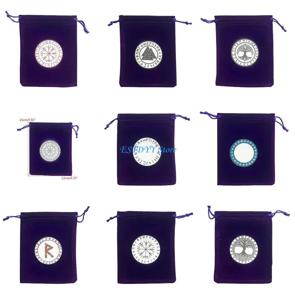 

G6DE Tarot Card Storage Bag Drawstring Tarot Dices Bag Jewelry Gift Bags