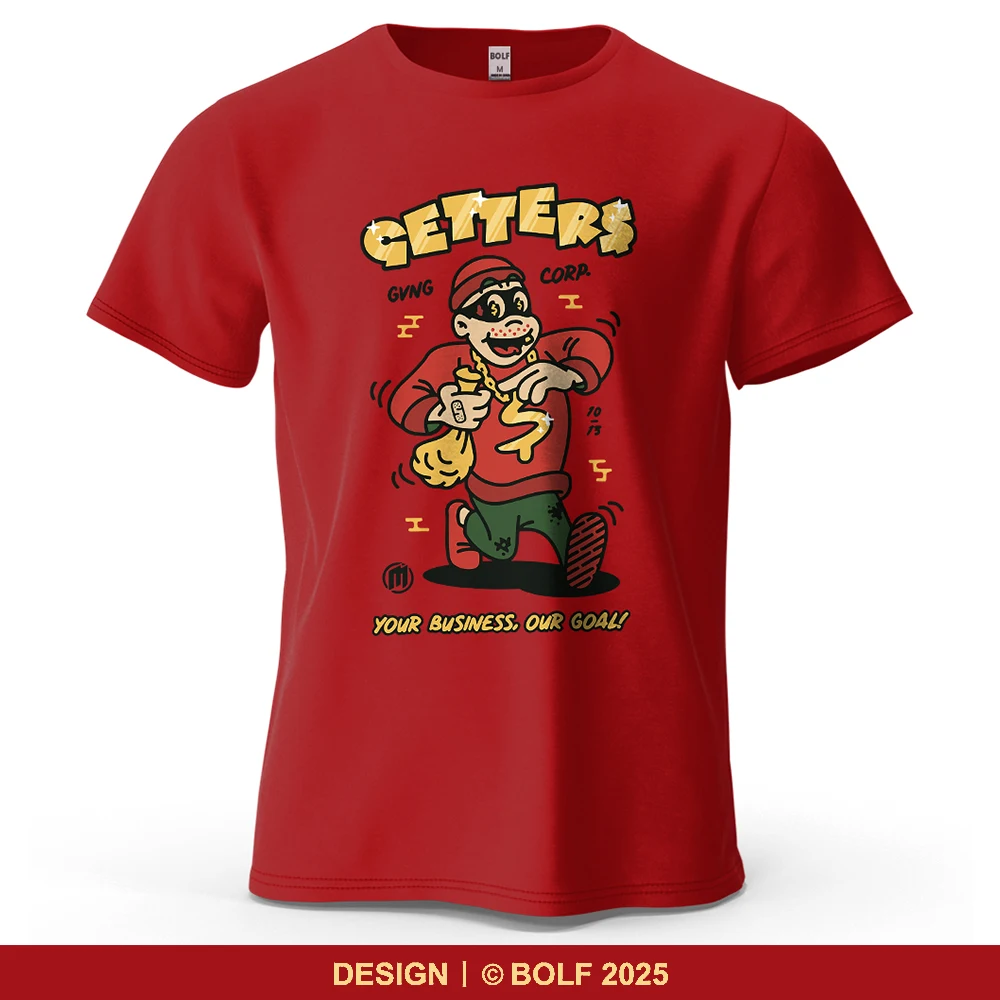 Tricky Thief Humorvolles bedrucktes Herren-T-Shirt aus 100 % Baumwolle, übergroße Cartoon-Unfug-Grafik-T-Shirts für Damen, Tops, T-Shirts, Streetwear