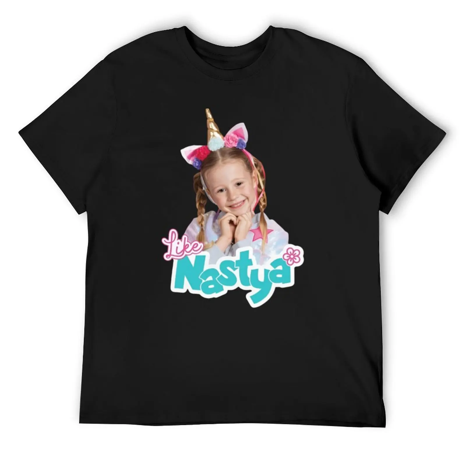 

Like Nastya T-Shirt man clothes Funny t-shirts anime tshirt boys whites shirts men graphic