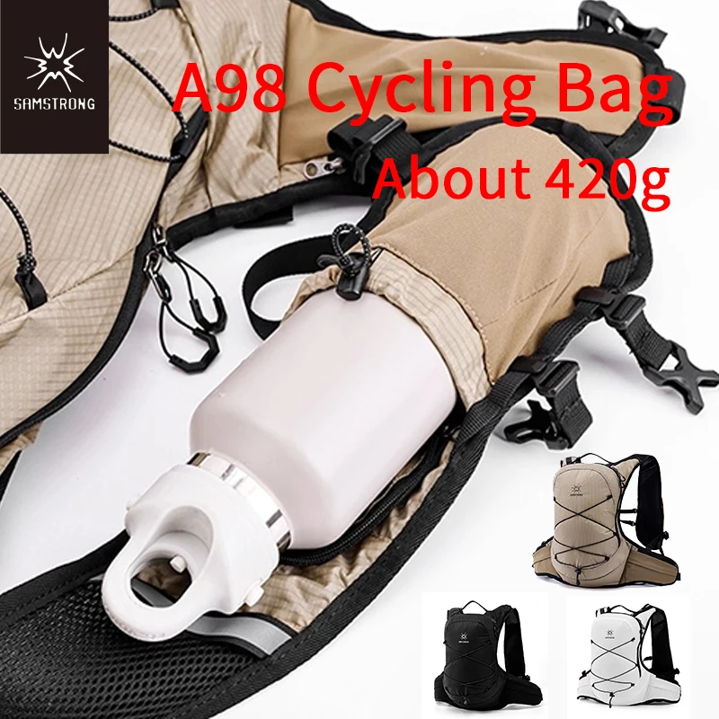 

SAMSTRONG A98 Cycling Bag Cycling Lightweight Hydration Backpack Off-Road Hiking With Widened Straps Breathable Wear-resistant