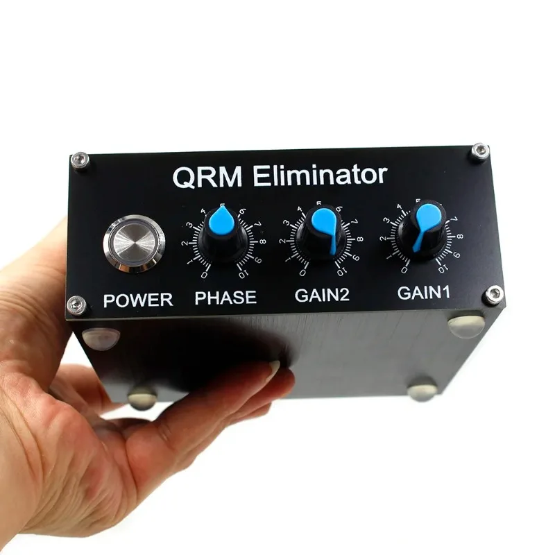 QRM Eliminator X-Phase Built-in PTT Control 1-30 MHz HF Band QRM Eliminator Aluminum Alloy Broadcast Equipments Radio Eliminator